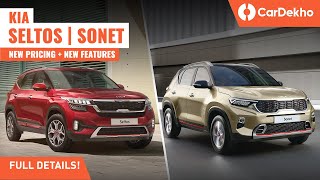 Kia Seltos 2021 and Kia Sonet 2021: New Features, Updated Prices : MUST WATCH