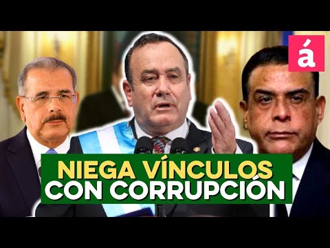 Presidente de Guatemala niega vínculos con Alexis Medina
