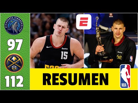 JOKIC activó modo MVP. DENVER NUGGETS ganó 112-97 a MINNESOTA TIMBERWOLVES. Serie se pone 3-2 | NBA