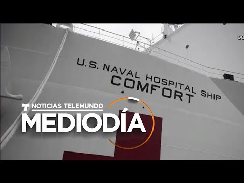 La ayuda del buque hospital Comfort a los residentes de Nueva York | Noticias Telemundo