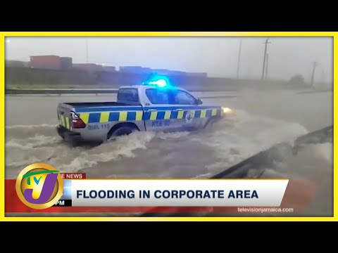 Tropical Storm Grace | Flooding in Kingston Jamaica | TVJ News - August 17 2021