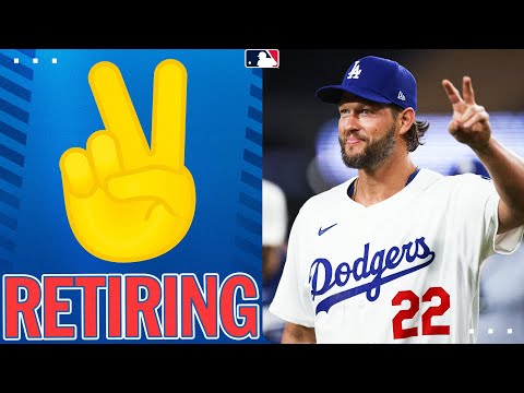 REACTION: Clayton Kershaw reveals news that he is retiring at the end of the 2025 season!