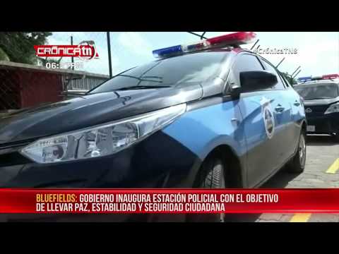Gobierno de Nicaragua inauguró nueva estación policial en Bluefields - Nicaragua