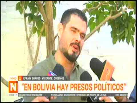 01072024   EFRAIN SUAREZ   CREEMOS SOSTIENE QUE EN BOLIVIA HAY PRESOS POLITICOS   UNO