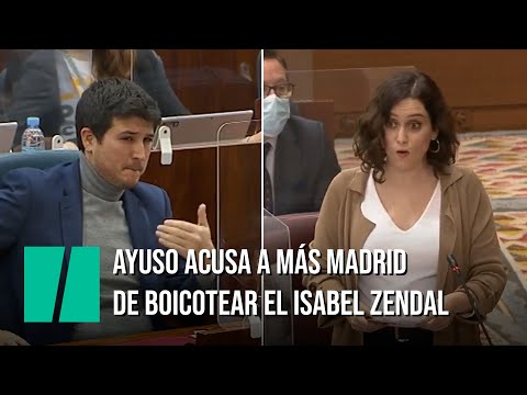 Ayuso acusa a Más Madrid de boicotear el Hospital Isabel Zendal