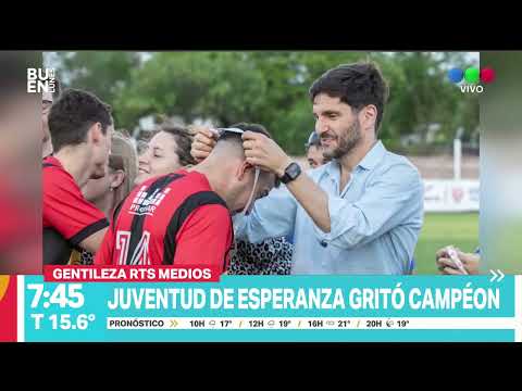 Juventud de Esperanza campeón de la Copa Santa Fe