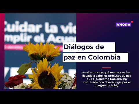 ¿Cómo avanzan las negociaciones de paz en Colombia? l 16/04/2024