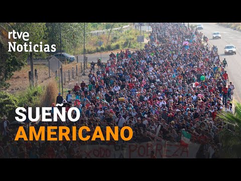Caravana migrante de México avanza hacia EE.UU