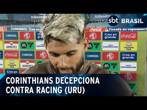 Empate entre Corinthians e Racing decepciona torcedores do clube paulista | SBT Brasil (03/04/24)