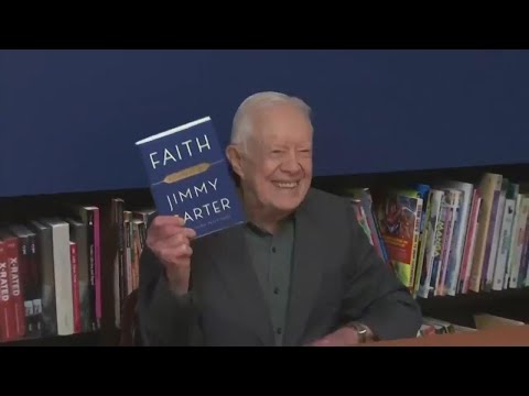 Former US President Jimmy Carter celebrates his 100th birthday