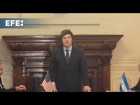 Milei diz a Blinken que Argentina voltou para o lado da democracia e da liberdade