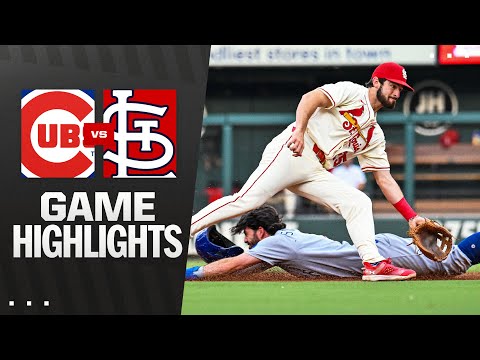 Cubs vs. Cardinals Game Highlights (8/9/25) | MLB Highlights