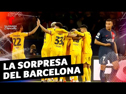 La “ausencia” de Mbappé y la sorpresa que dio el Barcelona en Champions League | Telemundo Deportes