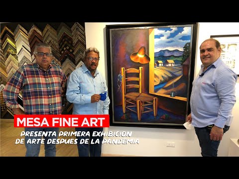 Vamos! Juan José Mesa y Dionisio Blanco presentan primera exhibición de arte después de la pandemia