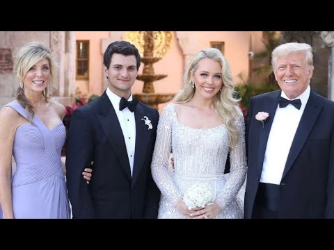 Donald Trump au mariage de sa fille Tiffany, avec Mélania et son ex épouse Marla Maples