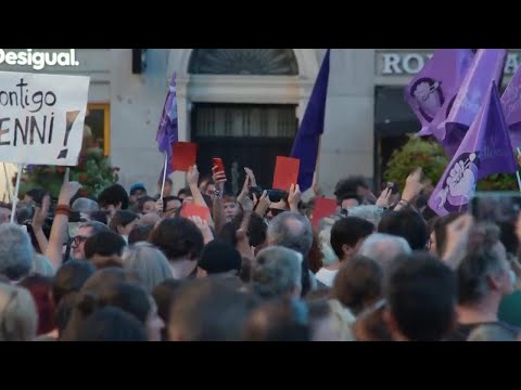 Protest in Madrid against Spanish soccer federation chief Rubiales