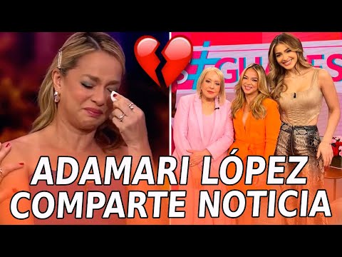 Adamari López comparte una GRAN NOTICIA con sus COMPAÑERAS de Desiguales