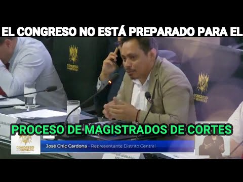 JOSE CHIC EL CONGRESO NO ESTA PREPARADO PARA EL PROCESO DE MAGISTRADOS DE CORTES... GUATEMALA.