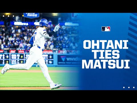 Shohei Ohtani ties Hideki Matsui for most home runs by a Japanese-born player!