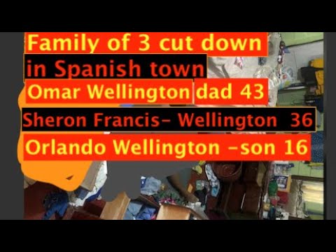 Wellington Family of 3 cut down in Spanish Town, Omar 43, Sheron -Pregnant 36, Orlando 16