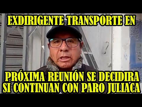EXDIRIGENTE PEDRO JARULLANA DE JULIACA RECHAZAN PERS3CUCIÓN POLITICA DE LA FISCALIA ...