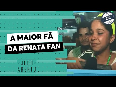Baú do Jogo Aberto | Renata Fan se emociona com pedido de torcedora mirim fã do Jogo Aberto