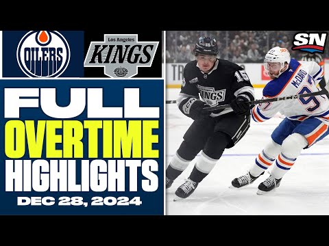 Edmonton Oilers at Los Angeles Kings | FULL Overtime Highlights - December 28, 2024