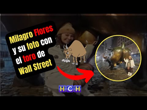 Milagro nos resume su foto con el toro de Wall Street