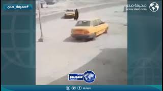 زوج يدهس زوجته بعد خلاف بينهم