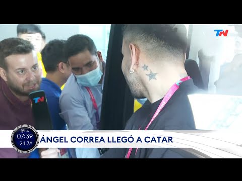 MUNDIAL QATAR 2022:  Entrevista exclusiva a Ángel Correa en su llegada a Qatar