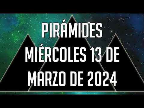 ? Pirámide para hoy Miércoles 13 de Marzo de 2024 - Lotería de Panamá