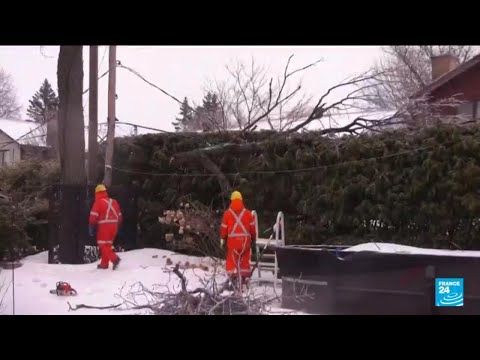 Tempête de glace dans l'est du Canada: deux morts, importants dégâts matériels • FRANCE 24
