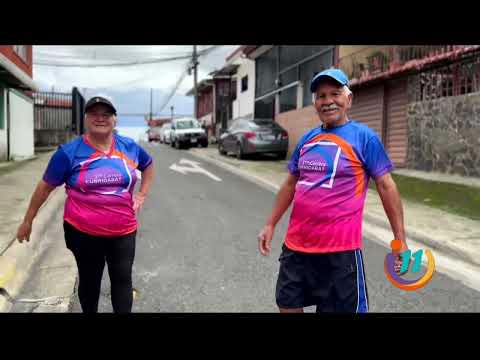 Doña Daisy y Don José Miguel son los abuelos corredores de Curridabat