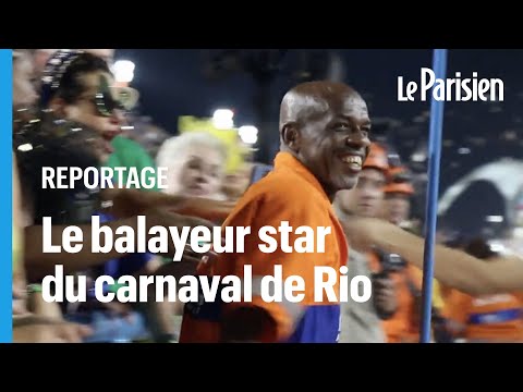 Brésil : la vraie star du Carnaval de Rio est balayeur