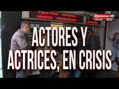 Coronavirus y crisis: El drama de actores y actrices