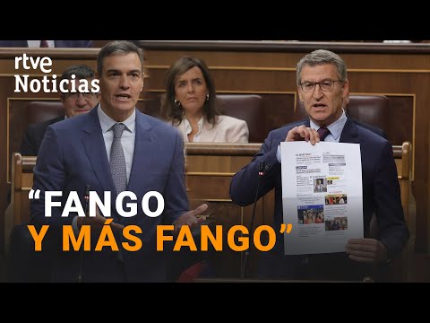 FEIJÓO acusa a SÁNCHEZ de TAPAR la INVESTIGACIÓN a BEGOÑA GÓMEZ y él le AFEA sus PACTOS con VOX