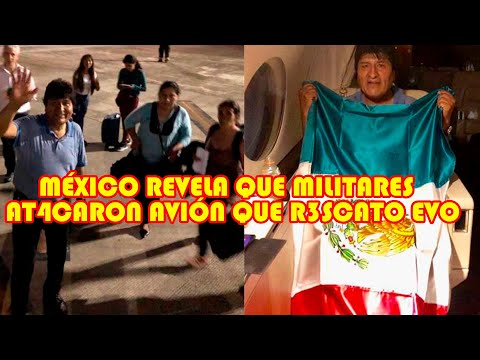 MILITARES DE BOLIVIA DISP4RARON AL AVIÓN QUE LLEVABA EVO MORALES A MÉXICO EN 2019