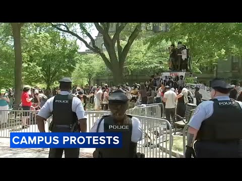 Penn's interim president says pro-Palestinian encampment is 'causing fear for many'