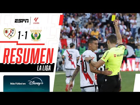 JAMES BRILLÓ, PERO EL RAYO NO PUDO CON EL LEGA EN VALLECAS | Rayo Vallecano 1-1 Leganés | RESUMEN