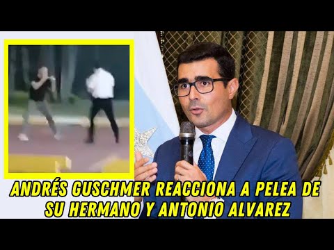 Andrés Guschmer ministro del Deporte reacciona a la pelea entre su hermano y Antonio Álvarez