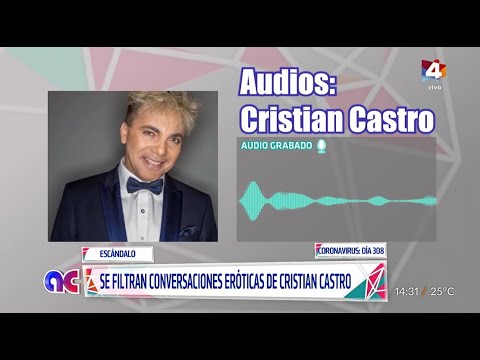 Algo Contigo - Se filtran conversaciones eróticas de Cristian Castro