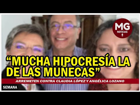 MUCHA HIPOCRESIA LA DE LAS MUÑECAS  Petrismo arremete contra Claudia López y Angélica Lozano