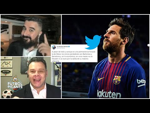 Messi se queda y Barcelona pierde. El tweet de Dionisio que alteró a Álvaro Morales | Futbol Picante