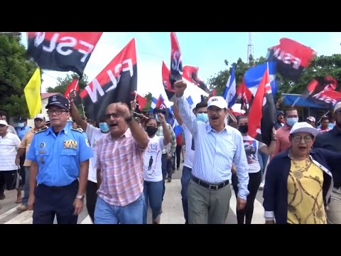 Gobierno Sandinista inaugura carretera empalme Cosigüina-Potosí
