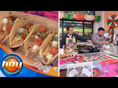 El chef Mariano Sandoval prepara taquitos de chicharrón en salsa morita | Programa Hoy