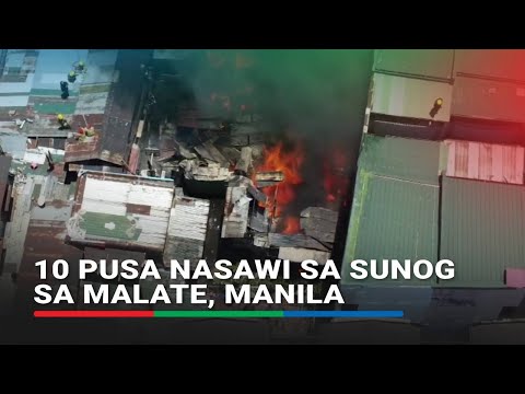 10 pusa nasawi sa sunog sa Malate, Manila | ABS-CBN News