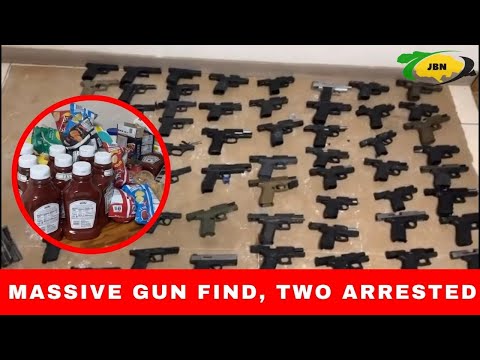 64 guns & over 900 rounds seized at Kingston wharf/JBNN