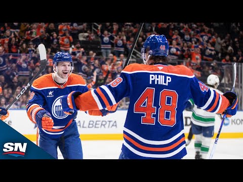 Oilers’ Philp wires one home on the rush to pot first NHL goal