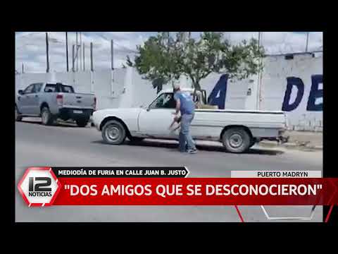 MADRYN | Mediodía de furia en la calle Juan B. Justo