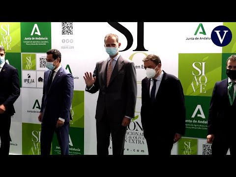 El rey inaugura la XX Feria Internacional del Aceite de Oliva 'Expoliva' en Jaén